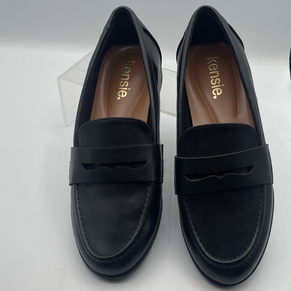 Kenzie Gitty Shoes for Women’s, black Penny Loafer, size 6